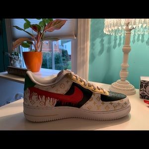 Custom Painted Air Force 1 Men’s Shoes